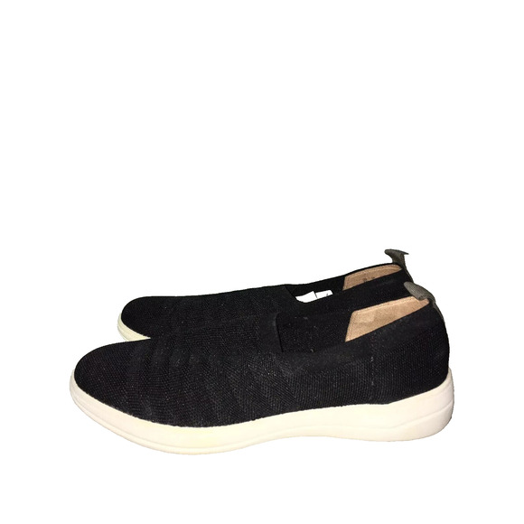 NEW LIFESTRIDE VELOCITY 2.0 WOMEN'S ENERGY KNIT SLIP ON SHOES 8M - BLACK - Picture 3 of 8